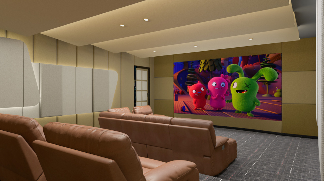 Компания AET выпустила изогнутый 172” LED-экран для домашнего кинотеатра, фото -1