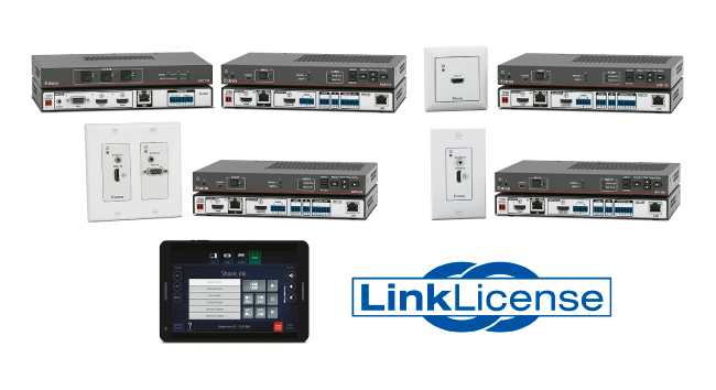 Решения для переговорных комнат Extron Link License