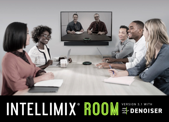 Denoiser для IntelliMix Room сделают ваши встречи, собрания и переговоры еще более продуктивными.