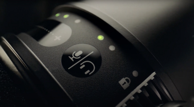 Shure MV7, сенсорная панель