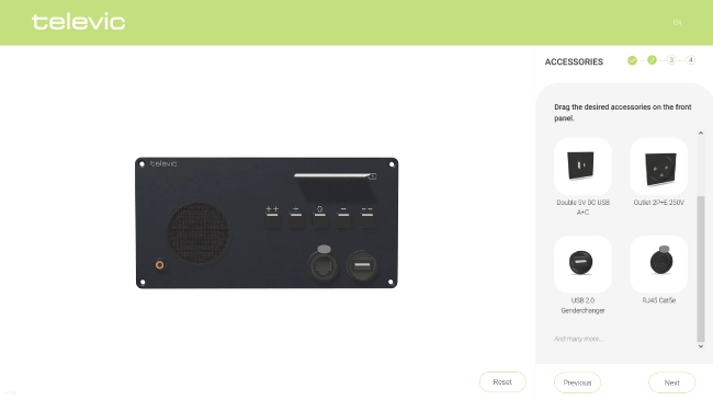 Создание персональных панелей Televic Confidea F с 3D-конфигуратором, фото-2