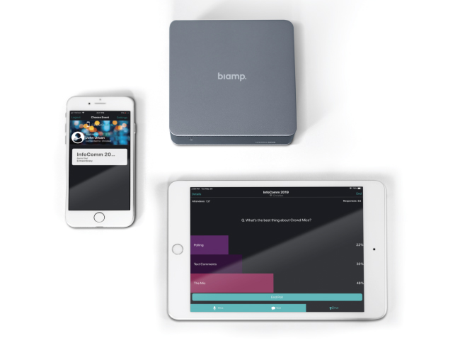 Crowd Mics представляет собой центральный блок – ATOM