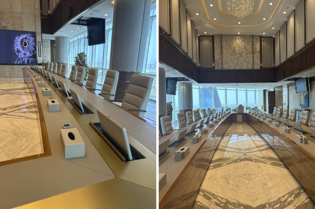 Индивидуальный подход Arthur Holm в зале заседаний совета директоров Qatar Petroleum District, фото-9