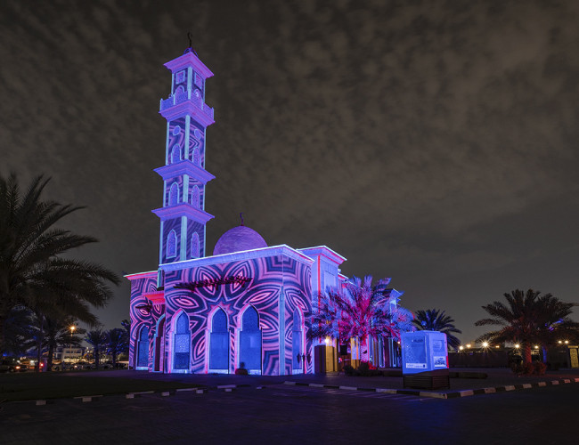 Проекторы Digital Projection преобразили мечеть Хаванейдж в Дубае, фото-3