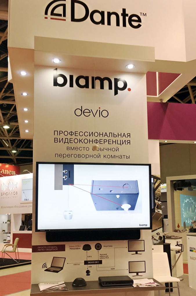 Решение для переговорных комнат biamp Devio