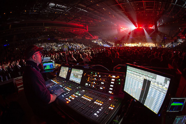 Yamaha Rivage PM7, пример применения на концерте