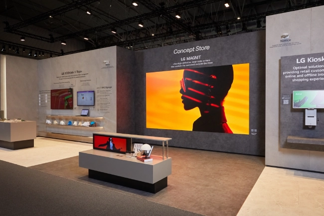 LG демонстрирует на ISE 2025 решения Digital Signage, фото-4