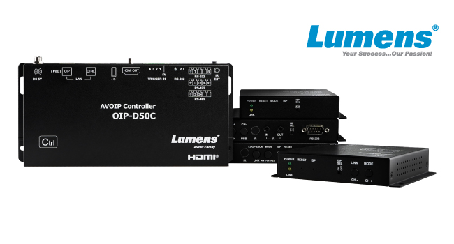 Lumens запускает продуктовую линейку AVoIP 4JK / 1080p 