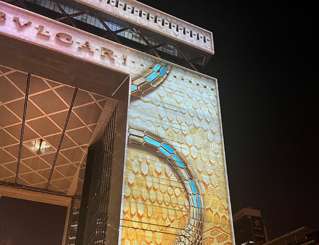 Бесконечные сказки Bulgari Serpenti с Digital Projection, фото-2