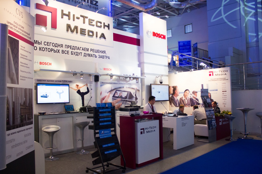 Стенд Хай-Тек Медиа на выставке Prolight + Sound