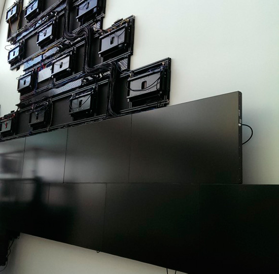 Модульная система для видеостен настенного монтажа INFINIGRID