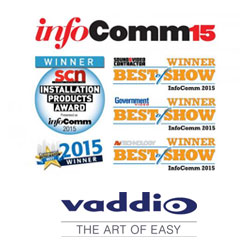 Рекордное количество наград Vaddio на всемирной выставке InfoComm 2015