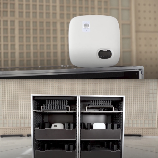 Shure, Министерство экономики и финансов Франции, размещение оборудования