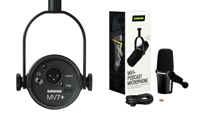 Микрофон Shure MV7+ для записи и потокового вещания нового уровня, фото-4