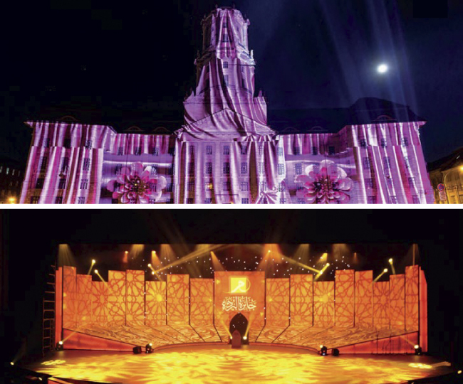 Digital Projection Titan, применение