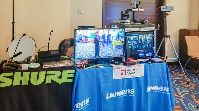 Специалисты Хай-Тек Медиа на Форуме AV Focus показали новинки Shure и Lumens (Новосибирск 07 апреля 2021 год.)