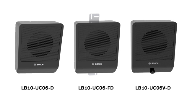 Bosch, корпусные громкоговорители, черные