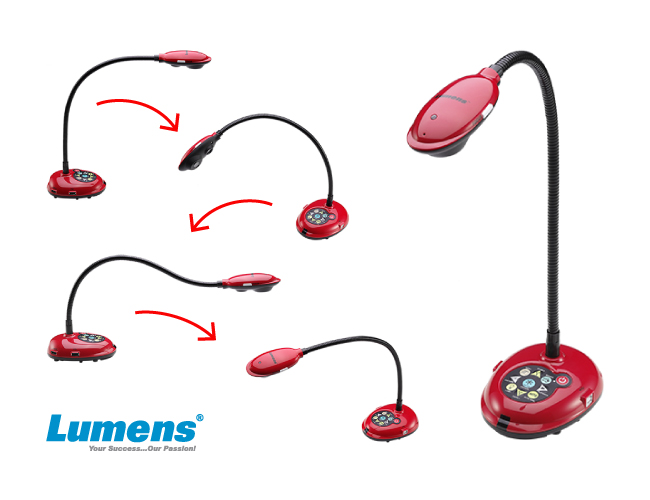 Портативная документ-камера 4K на гибком держателе от Lumens