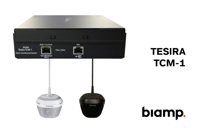 Потолочный микрофон со встроенным DSP и поддержкой протокола AVB - Biamp Tesira TCM-1