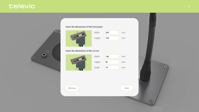 Создание персональных панелей Televic Confidea F с 3D-конфигуратором, фото-4