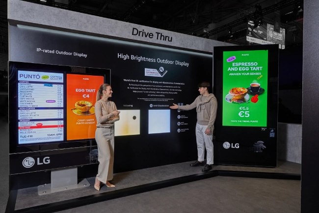 LG демонстрирует на ISE 2025 решения Digital Signage, фото-5