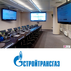 Оснащение переговорной комнаты ЗАО СТГ