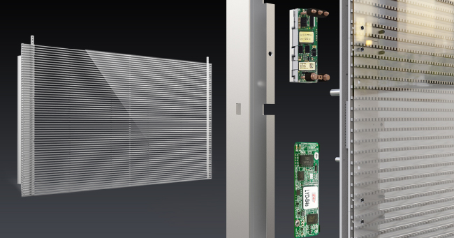 Современный стиль BMW Le Couter с прозрачным LED-экраном Leyard Tfree, фото-05