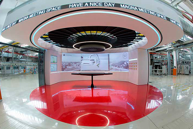 Лазерные проекторы компании Digital Projection в проекте оборудования переговорной компании Magna Steyr 