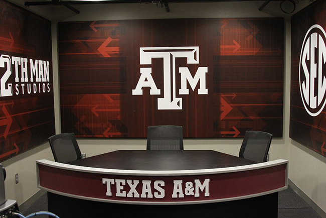 Audinate Dante, университет Texas A&M, бюро-студия Audinate Dante, университет Texas A&M, бюро-студия