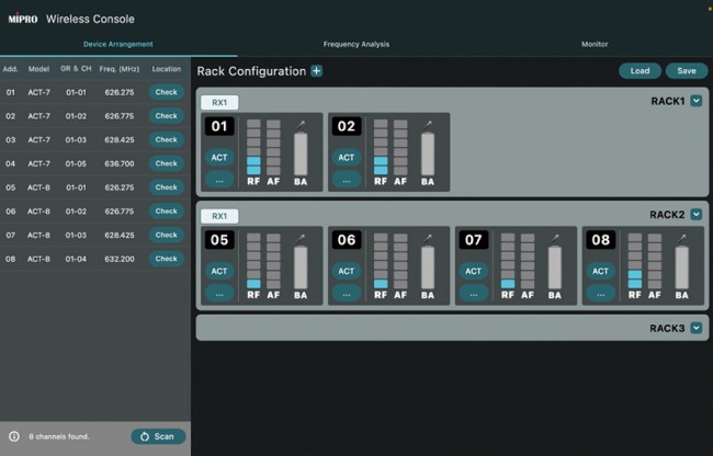 Программное обеспечение MWC для управления радиосистемами MIPRO, фото-6