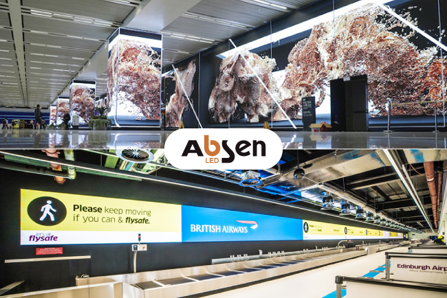 2021 InAVation Awards |Продукция компании Absen в категории «Транспорт» – инсталляция внутри транспортного узла в OXO City, Шанхай.