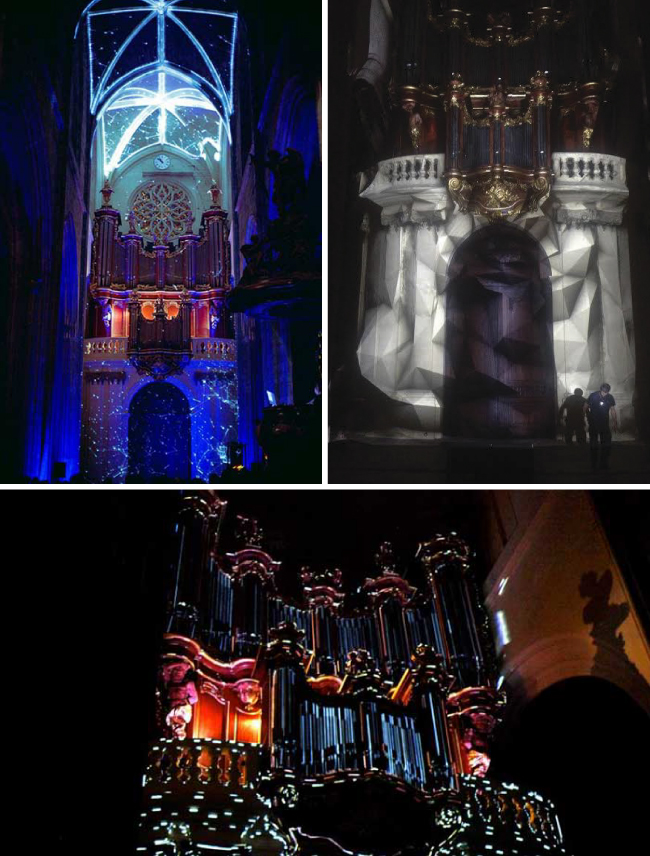 Digital Projection, Базилика Святого Михаила в Бордо (Франция)