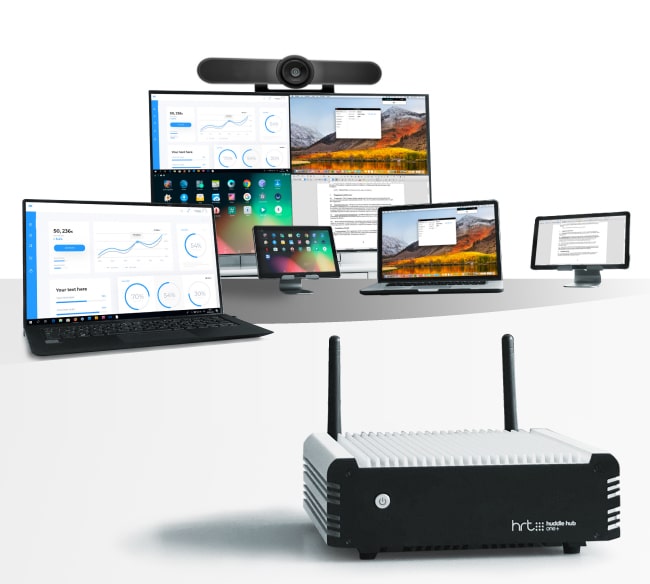 Huddle Hub One+ расширяет границы применения оборудования беспроводных презентаций