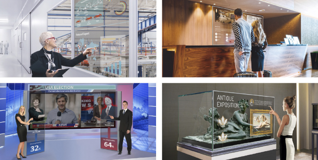 LG 55EW5TF-А, примеры применения