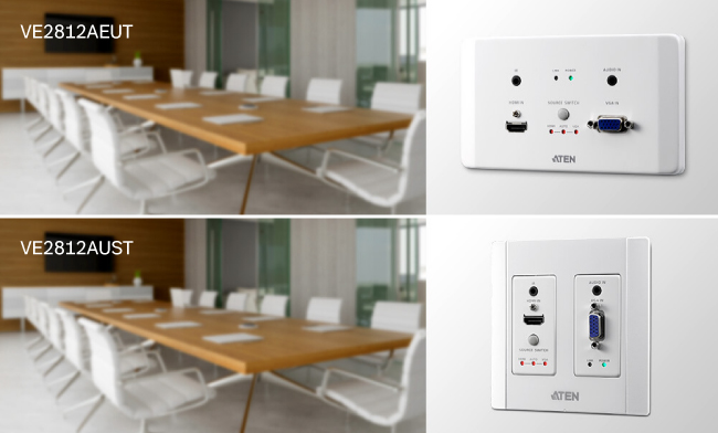 ATEN VE2812AEUT|VE2812AUST, крепление на стене