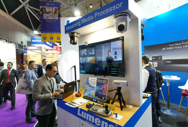 Стенд Lumens на ISE 2020
