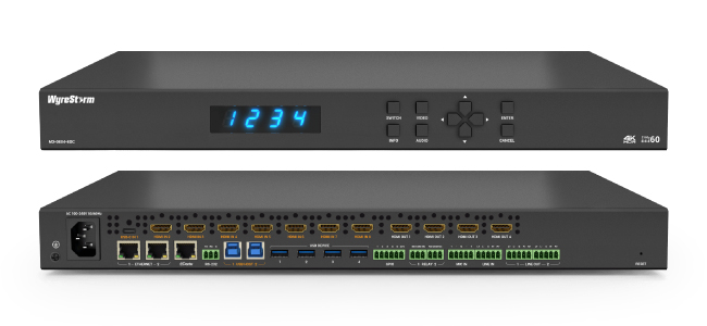 Новинка для сферы образования: матричный коммутатор WyreStorm MX-0804-EDC, фото-3