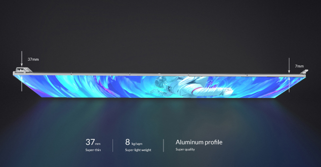 Современный стиль BMW Le Couter с прозрачным LED-экраном Leyard Tfree, фото-06