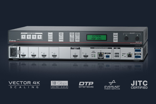 Новый многооконный скалирующий процессор 4K/60 от Extron 