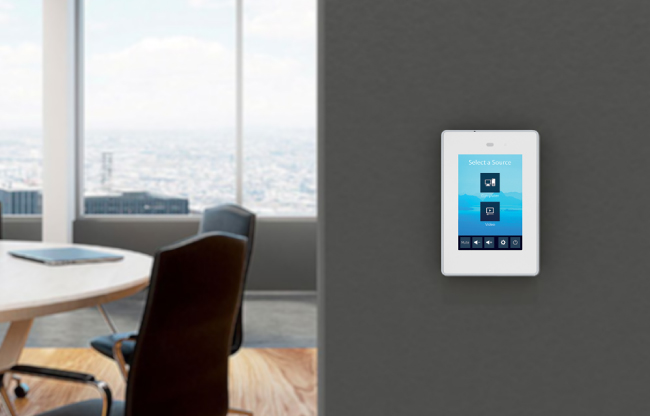 Extron TLP Pro 300M, пример монтажа