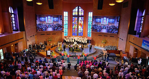 Храм методистской церкви в Пайя-Лебаре вмещает 1200 человек