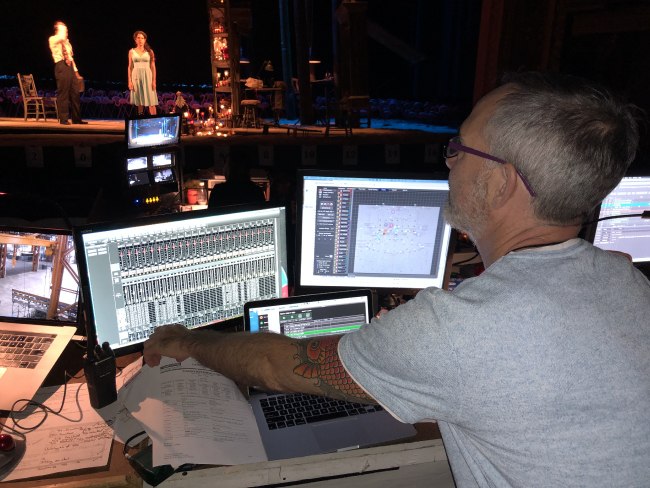 Out Board TiMax, Бродвей, управление звуком