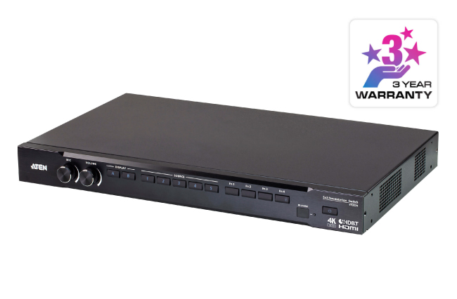 Новый 4K бесшовный матричный презентационный коммутатор с функцией управления от ATEN