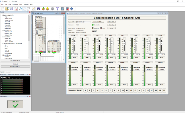 Linea Research и Symmetrix, GUI