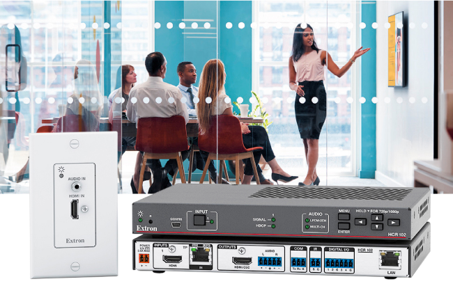 Система для совместной работы в переговорных комнатах Extron серии 402