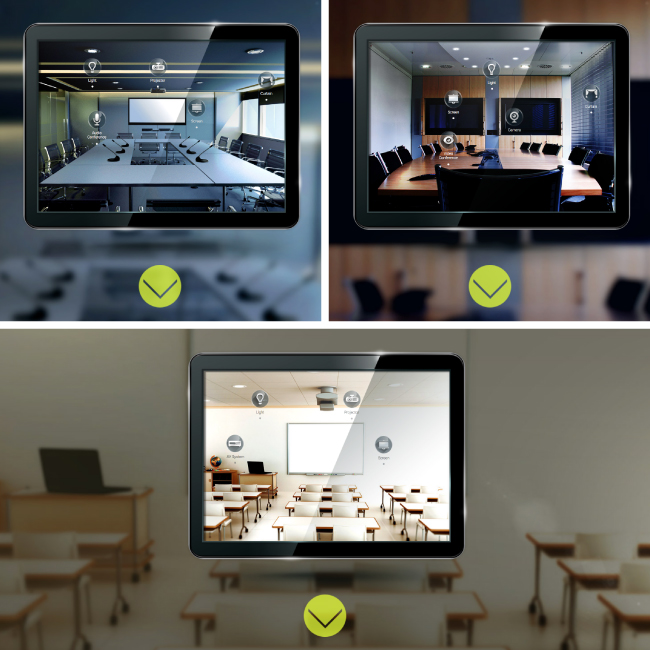 Сенсорная панель VC330 может стать идеальным выбором для областей с высоким уровнем безопасности, таких как военные и правительственные учреждения, больницы, корпоративные залы заседаний.