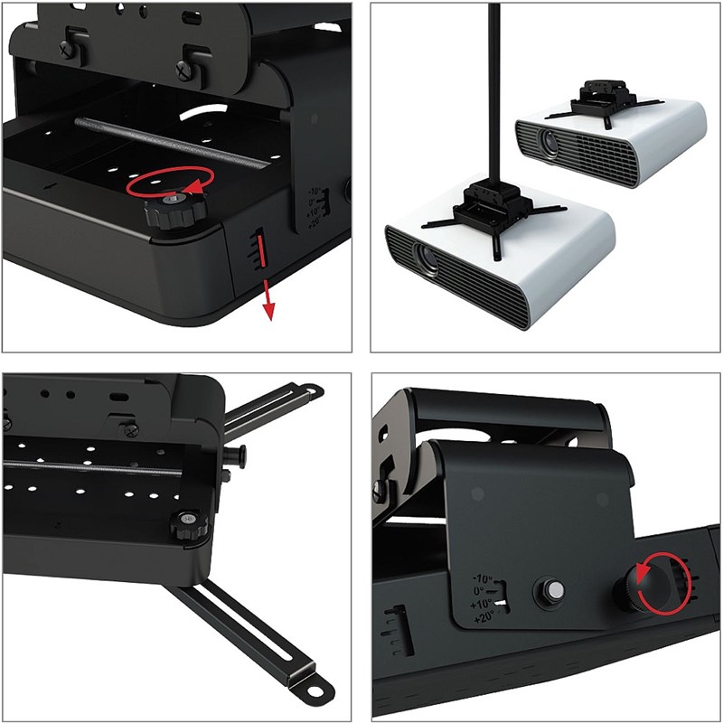 B-Tech кронштейн BT893 для мощных проекторов массой до 70 кг