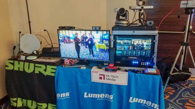 Специалисты Хай-Тек Медиа на Форуме AV Focus показали новинки Shure и Lumens (Новосибирск 07 апреля 2021 год.)