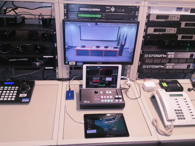 AV-распределение и унифицированные коммуникации для лекционного зала на решении ATEN