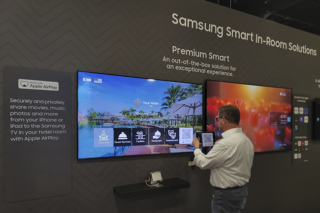 Samsung улучшает пребывание в отеле с Apple AirPlay на телевизорах для гостиниц, фото-1